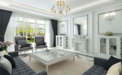 客厅吊顶装修效果图,创意与风格的完美融合