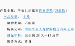 平安保险万能险,保障与投资双重收益解析”