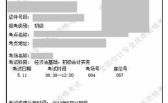 初会计初级考试准考证,轻松掌握初会计初级考试准考证打印与使用指南
