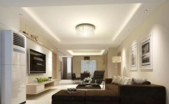 客厅吊顶装修效果图,创意与风格的完美融合